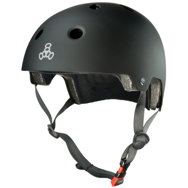 Triple 8 Standard Liner Skateboarding Helmet S Triple Eight Protective Gear 1009 Red Metallic 